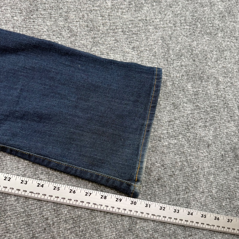 Signature by Levi Strauss Jeans 12M W31 L32 Dark Wash Mid-Rise Bootcut Women's - Picture 11 of 12